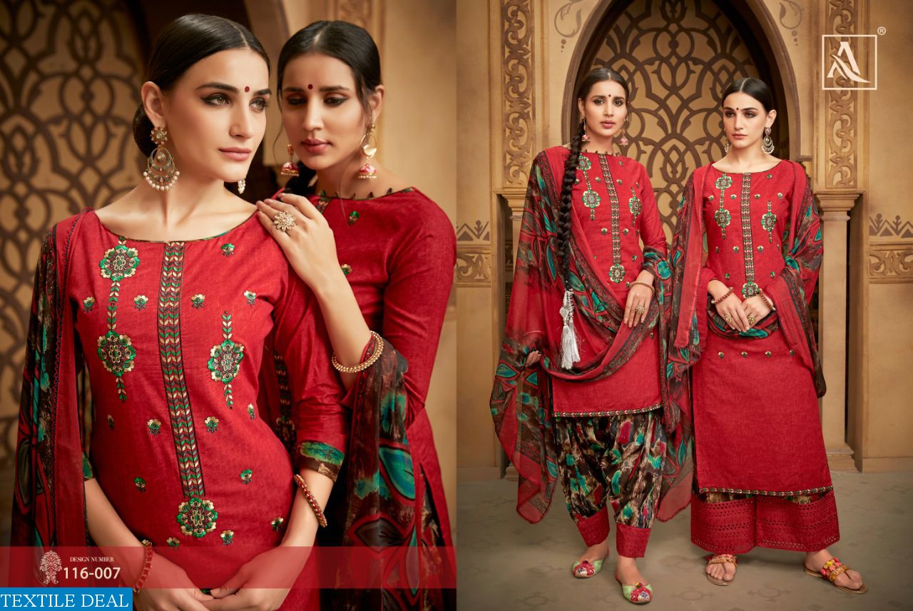 Alok Sohni punjaban Wholesale Dress material